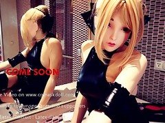 anime zuigeling blond cosplay popje
