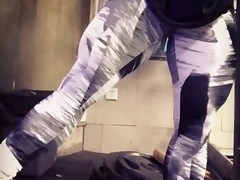 중국말 주물 발 페티쉬 괴물