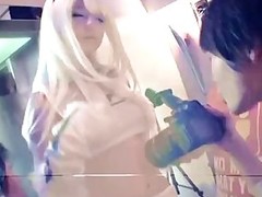 bebek büyük horoz Cosplay cumshot fetiş
